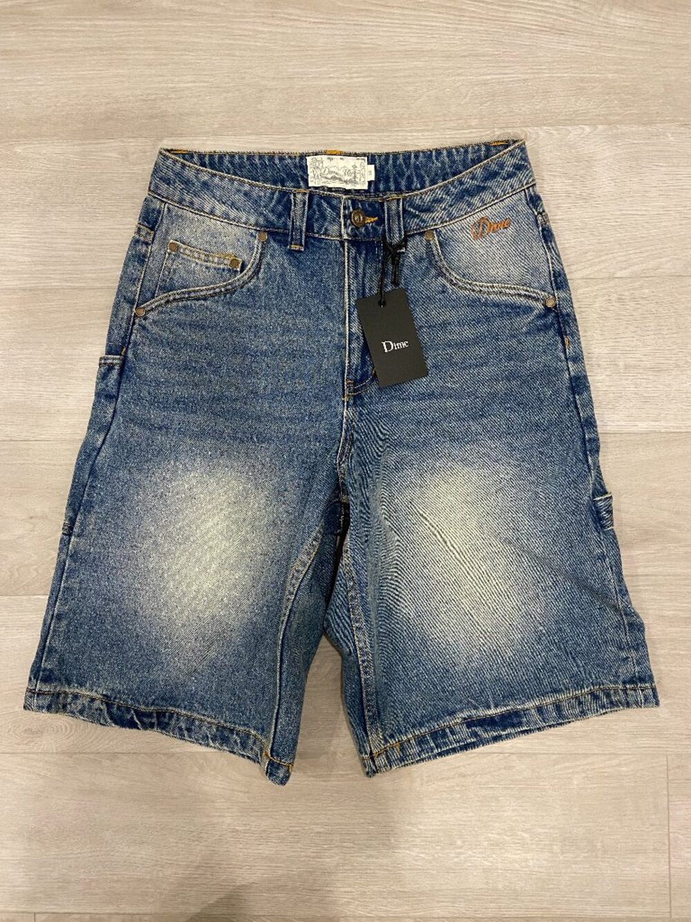 Dime Baggy Denim Shorts